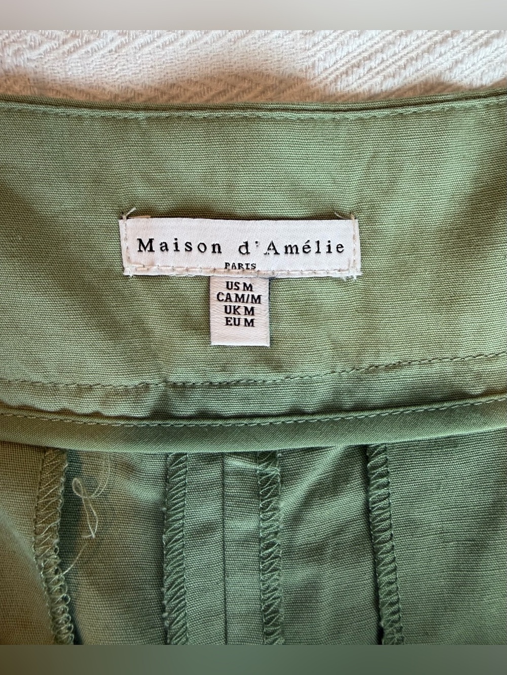 High waisted cotton dressed bermudas NWOT - Picture 7 of 10